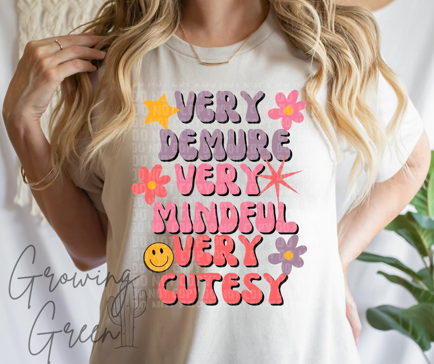 Demure Mindful Cutesy