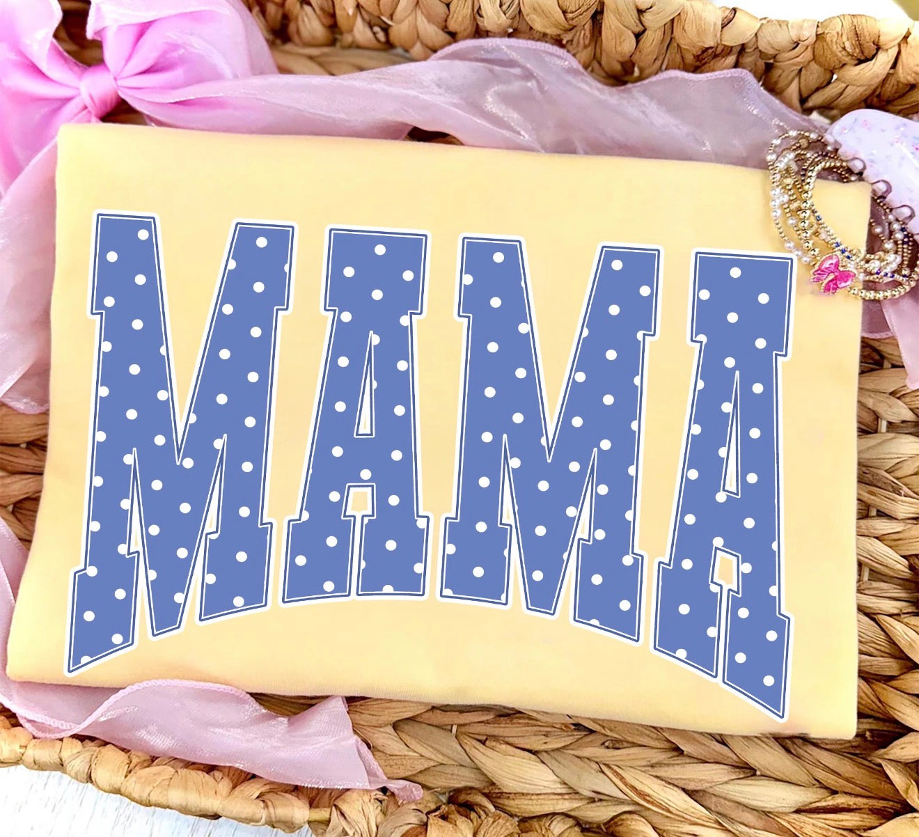 Mama Blue Polka