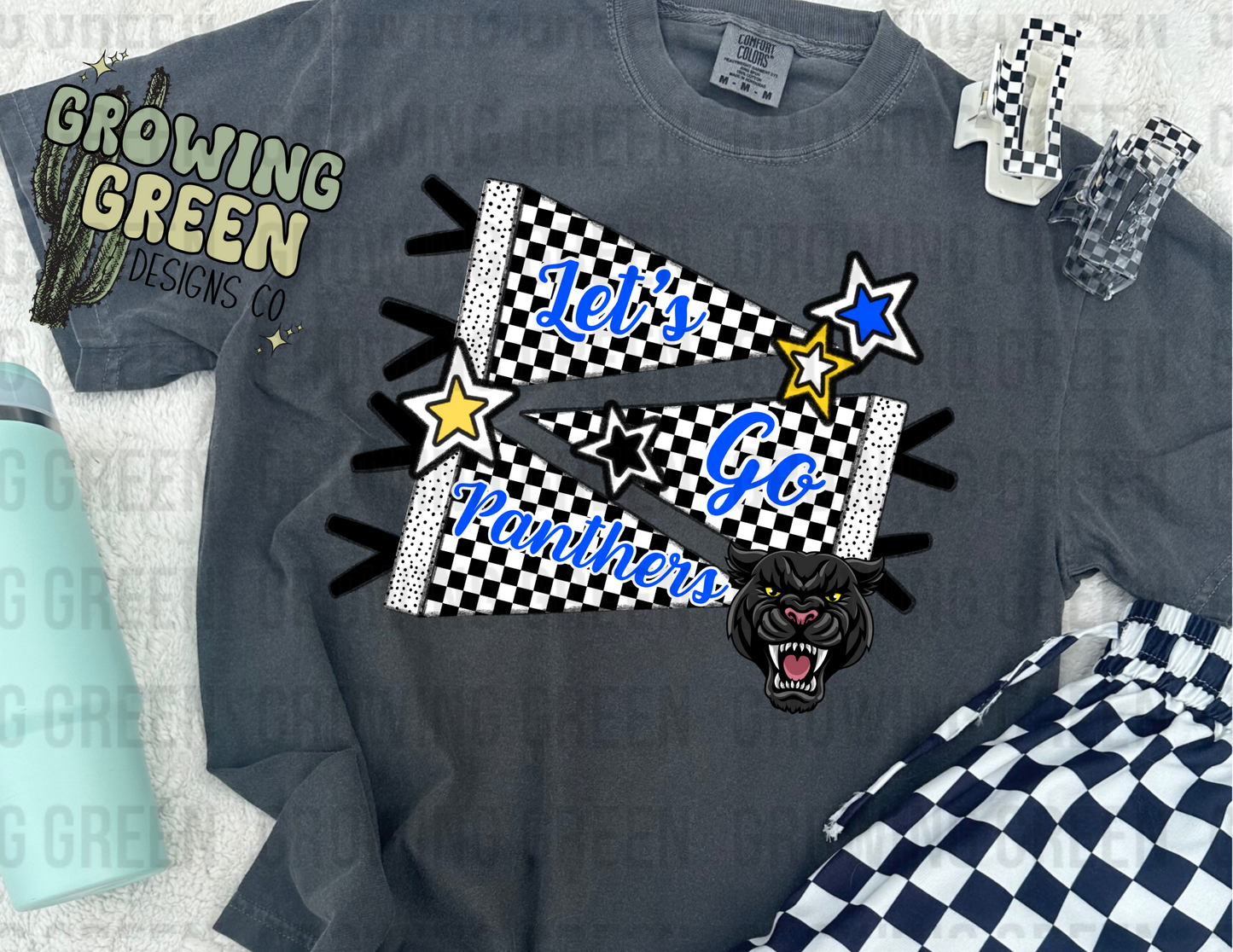 Let’s Go Checkered Banner - CUSTOM