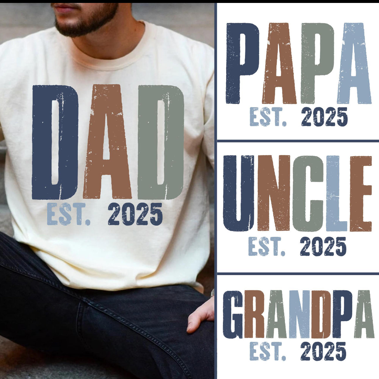 Custom Year Dad/Papa/Uncle/Grandpa