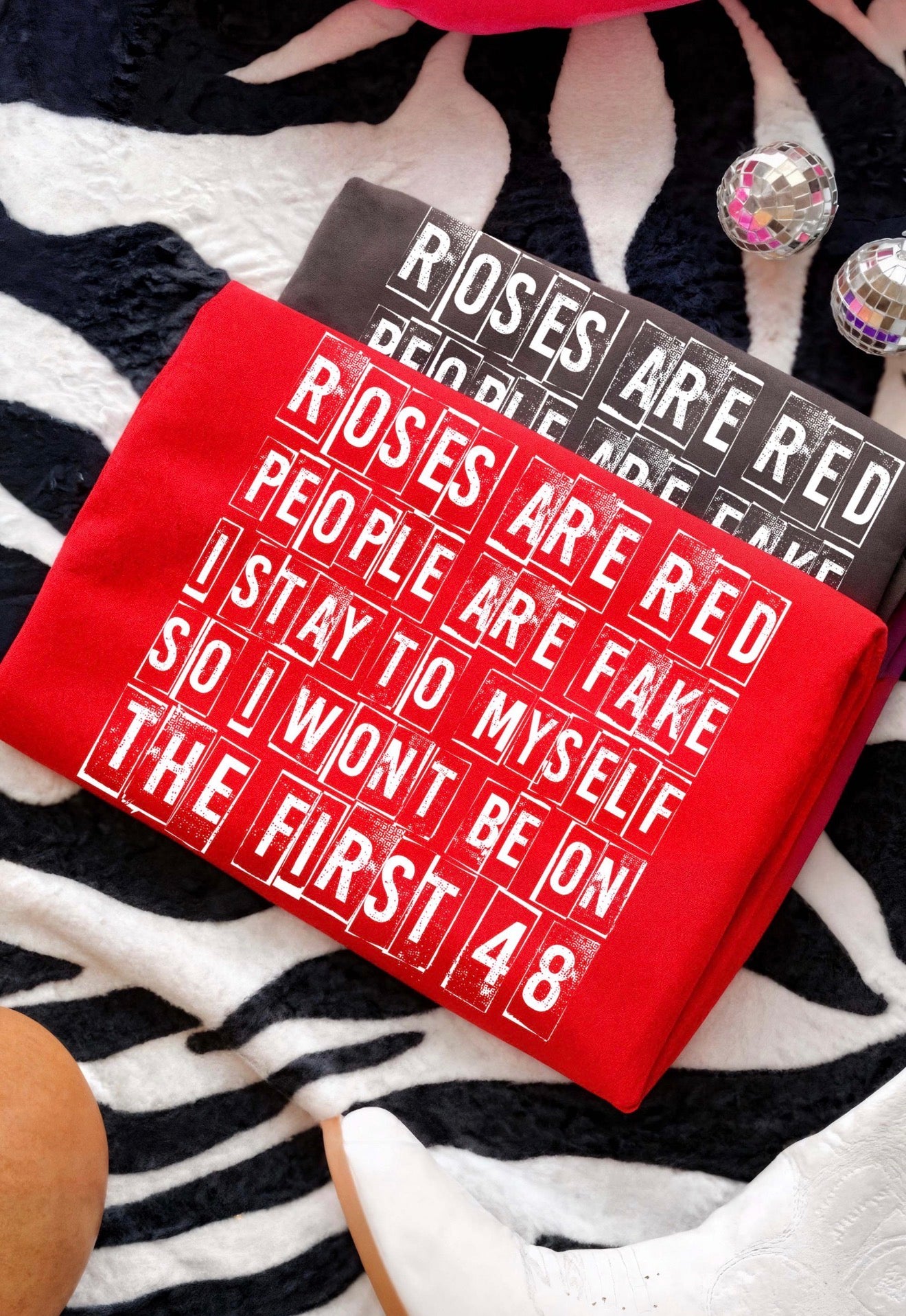 Roses are red people are fake