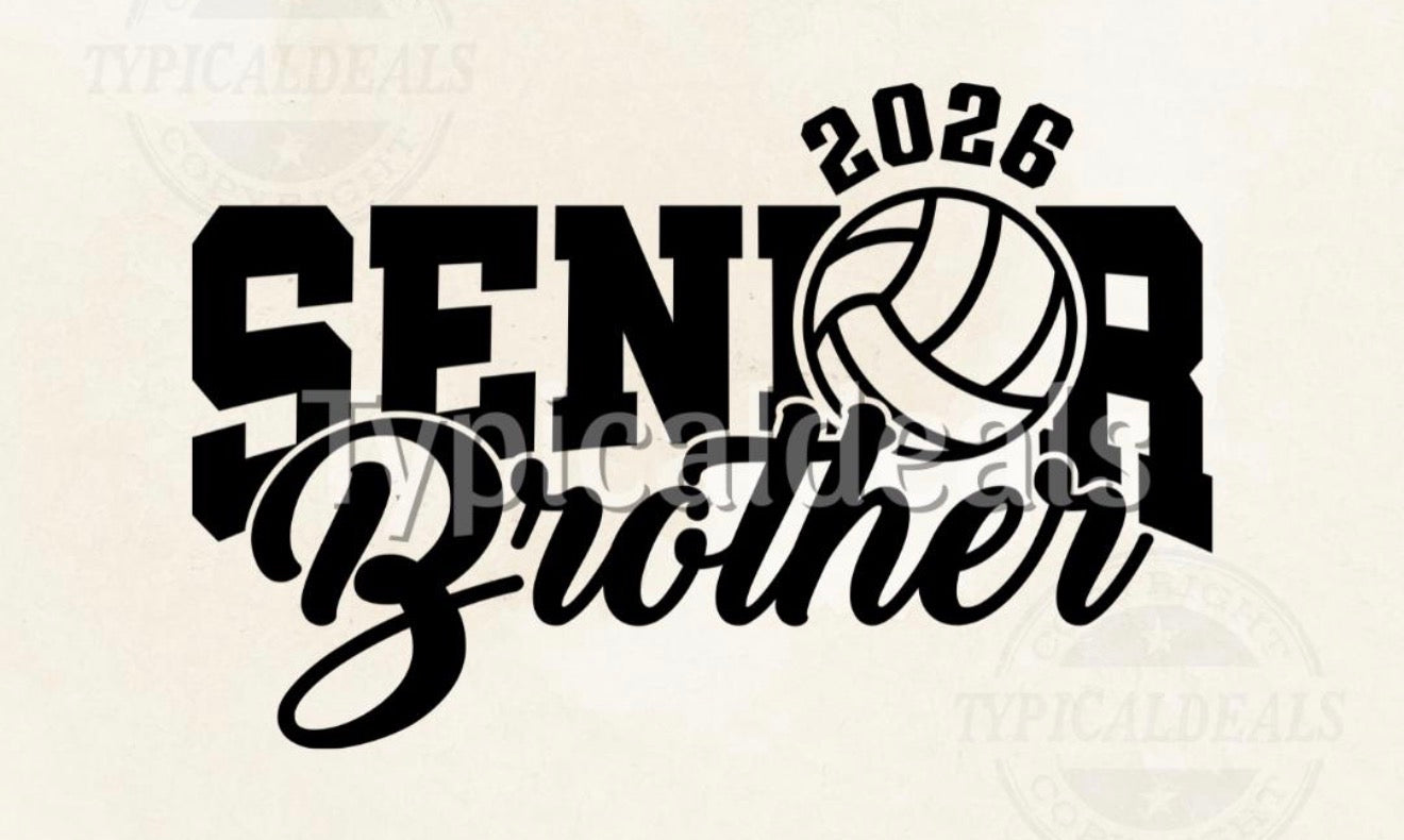 Senior Volleyball Brother/Sister