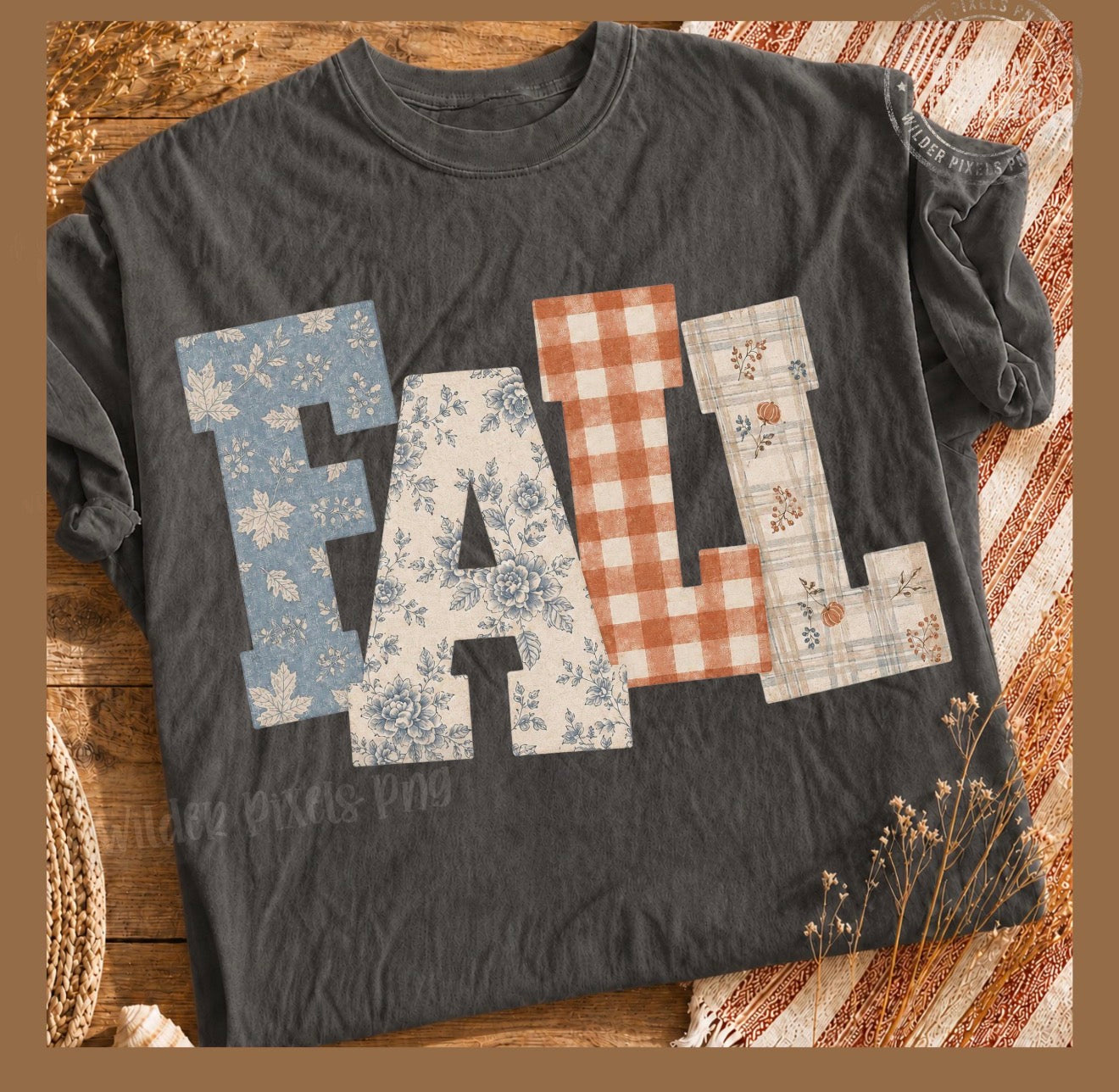 Fall Block Letters