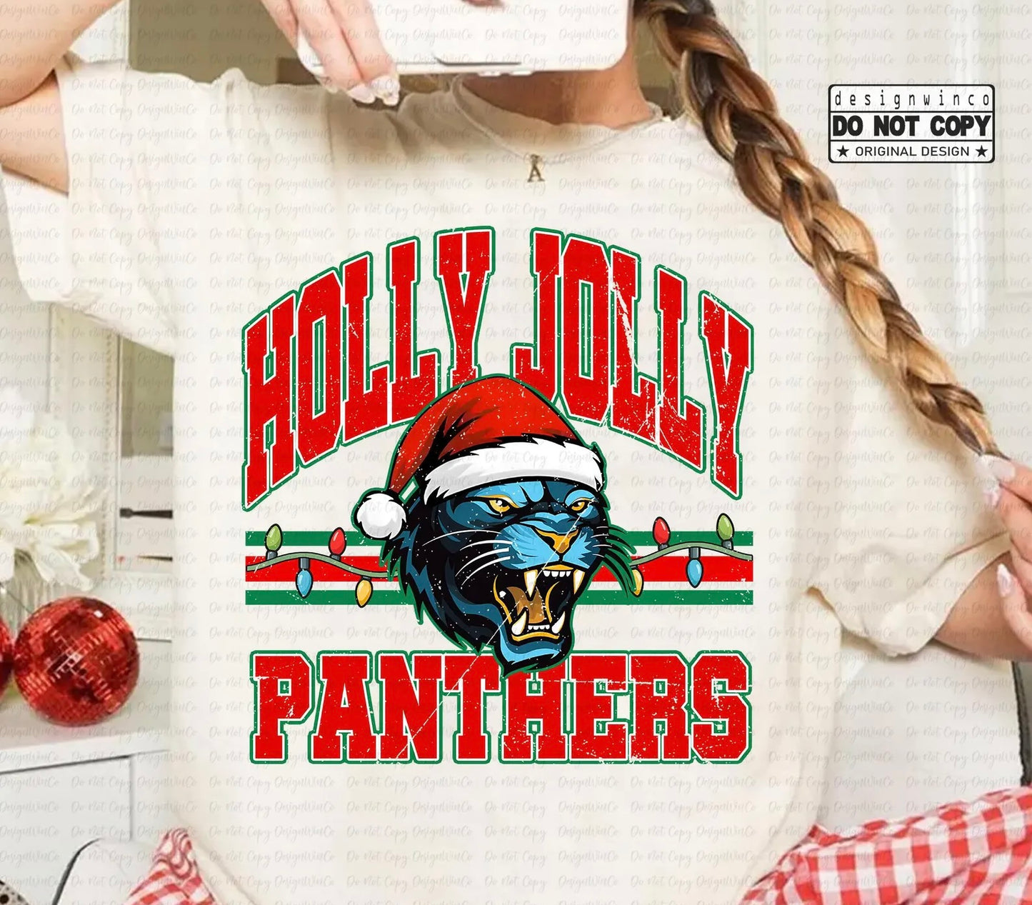 Holly Jolly Mascot - ANY MASCOT