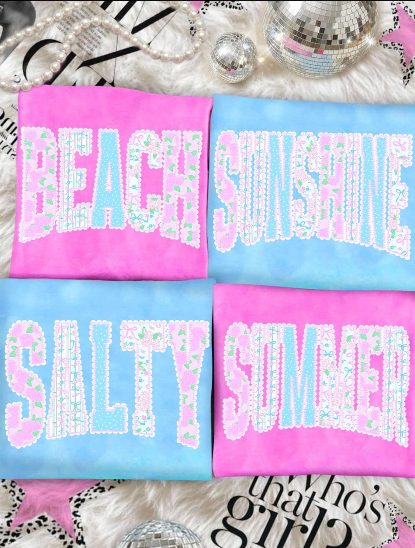 Summer Faux Lace Pastels