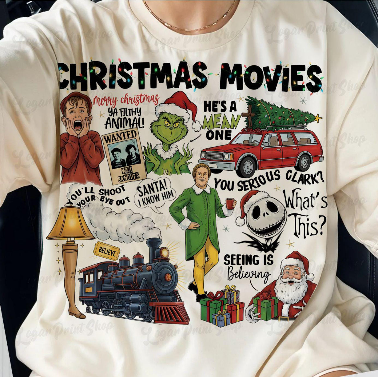 Christmas Movies Collage