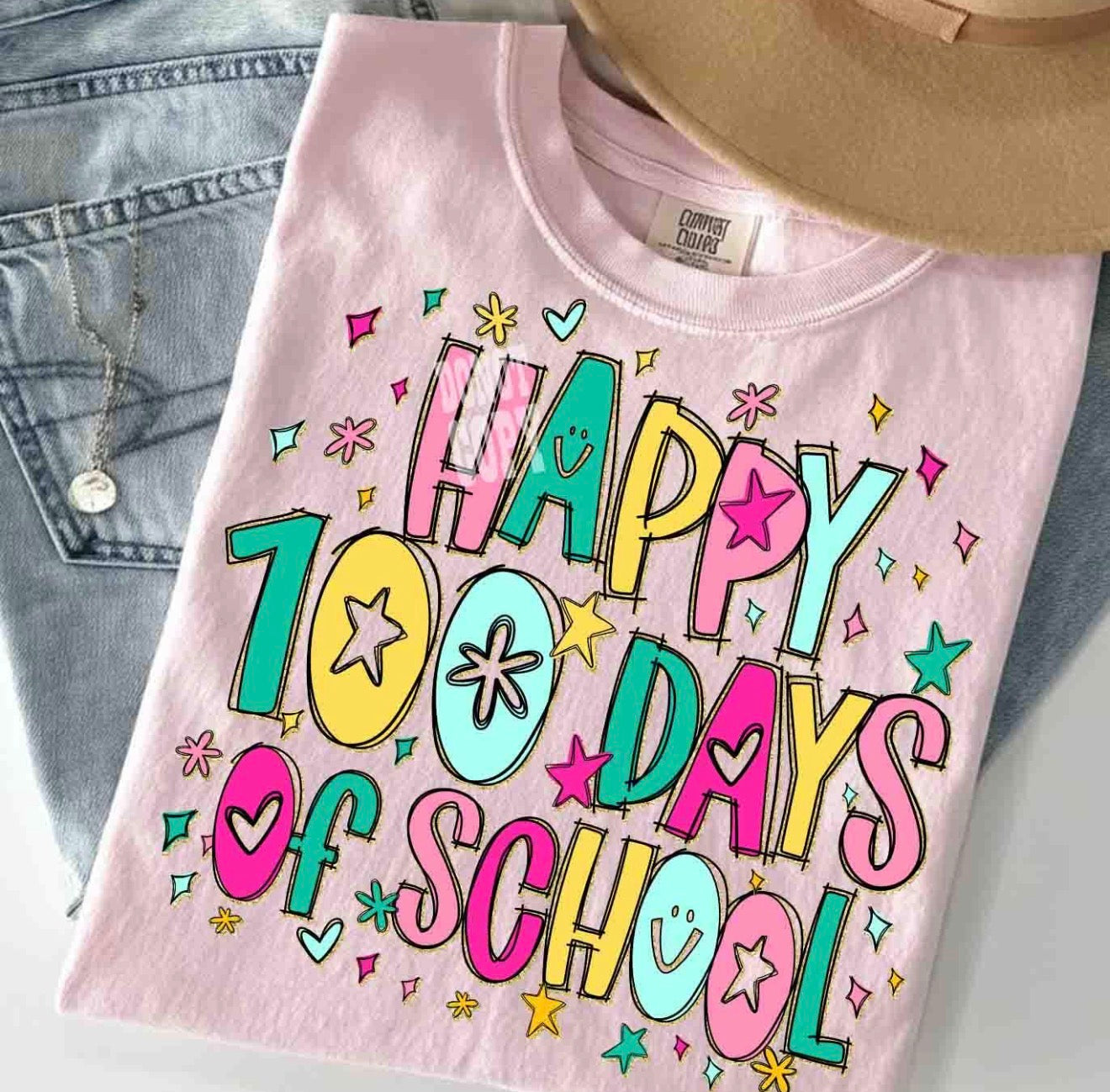 100 days of school doodle