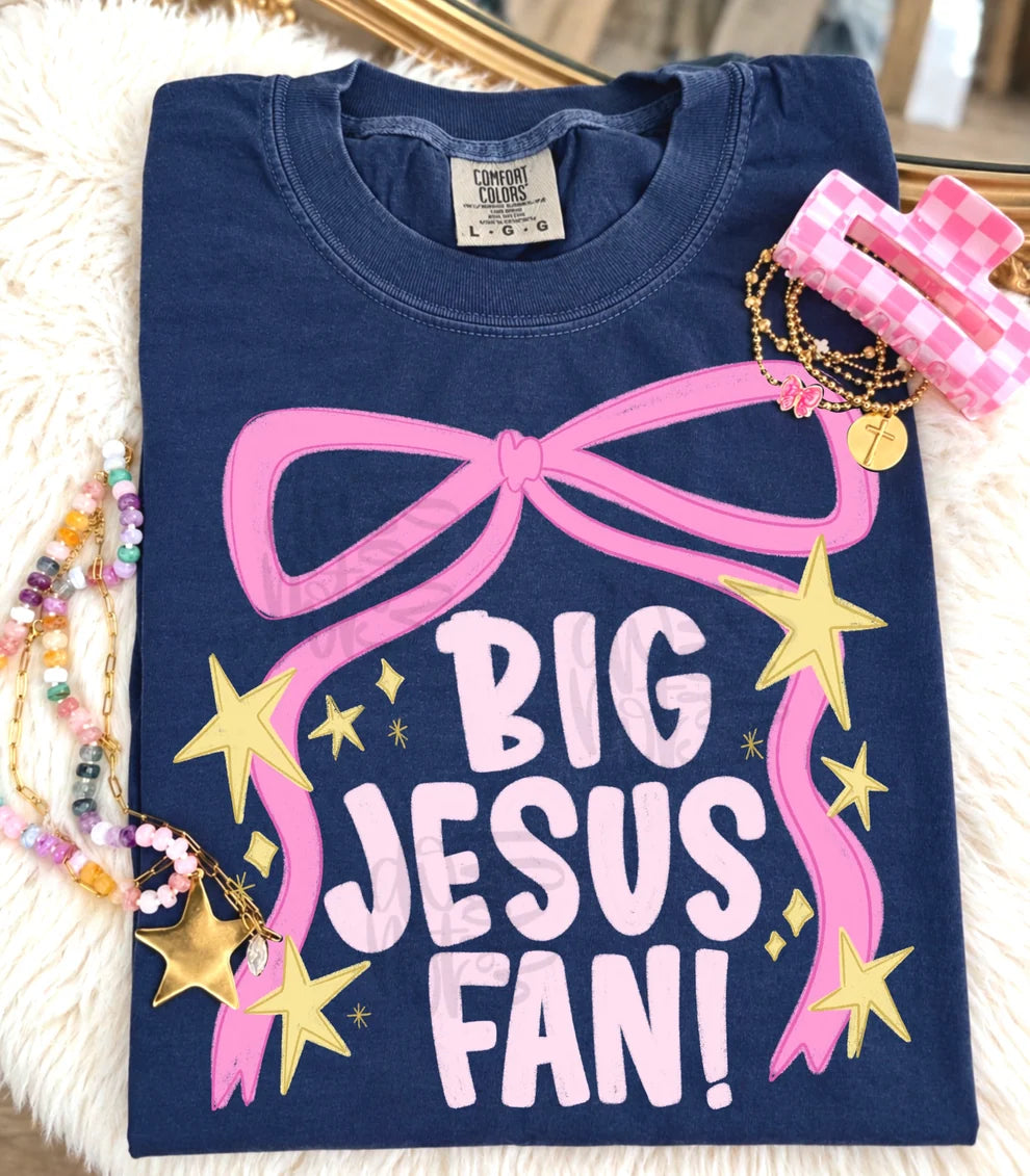 Big Jesus Fan Bow