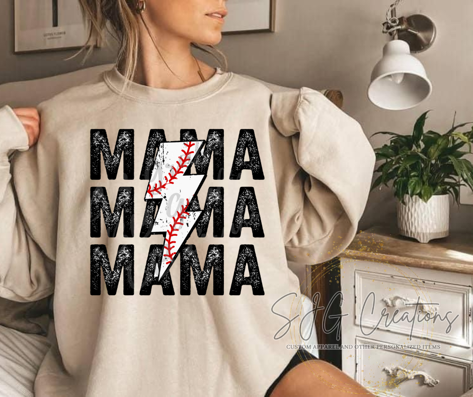 Baseball Mama Stacked