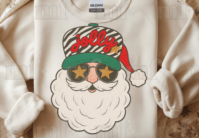 Jolly Santa Trucker Zebra