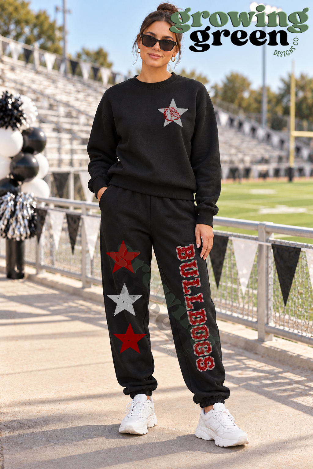 Stars Spirit Sweatsuit - ANY MASCOT/SCHOOL (Copy)