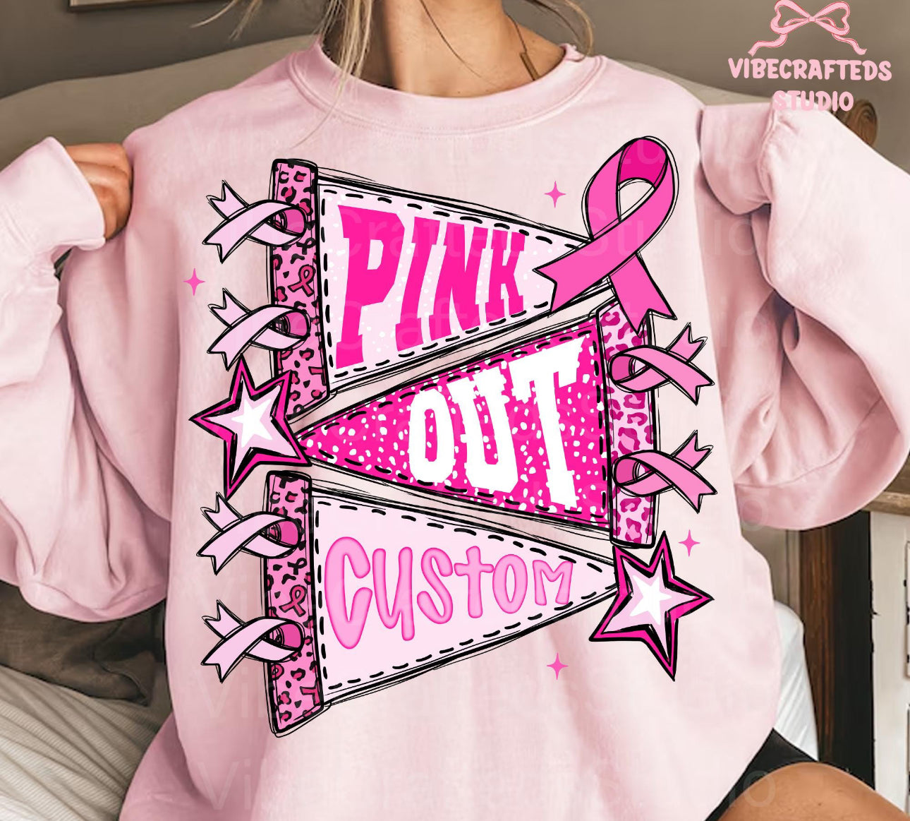 Pink Out Mascot