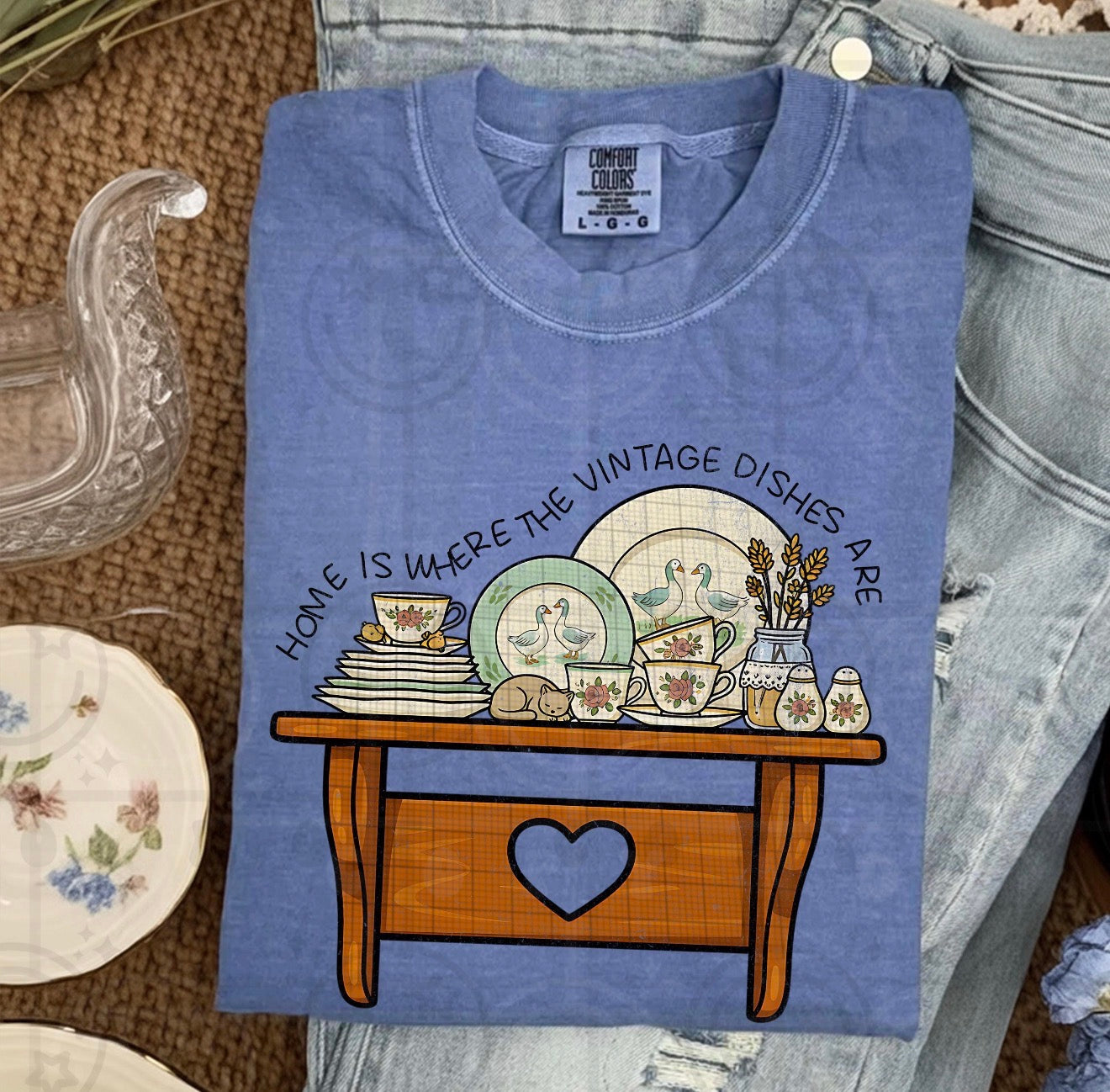 Home is where the vintage dishes are