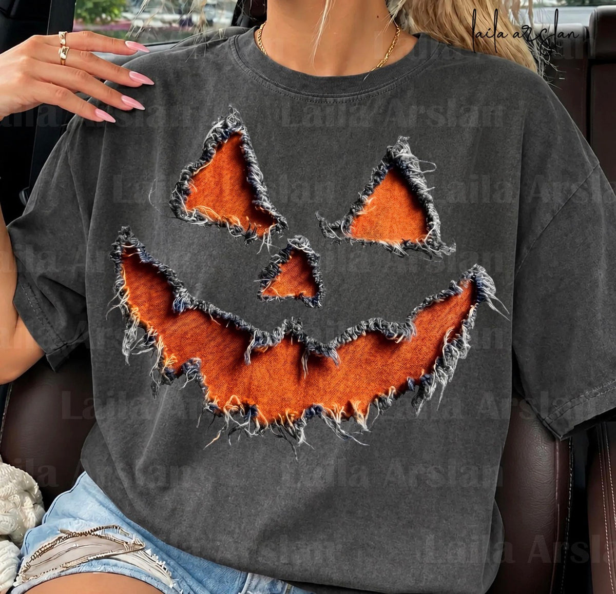 Pumpkin Faux Applique