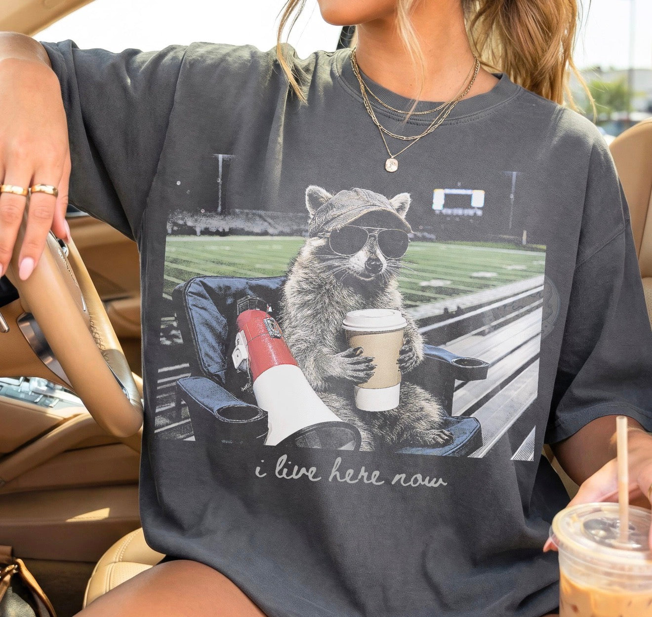 Funny Racoon Coffee