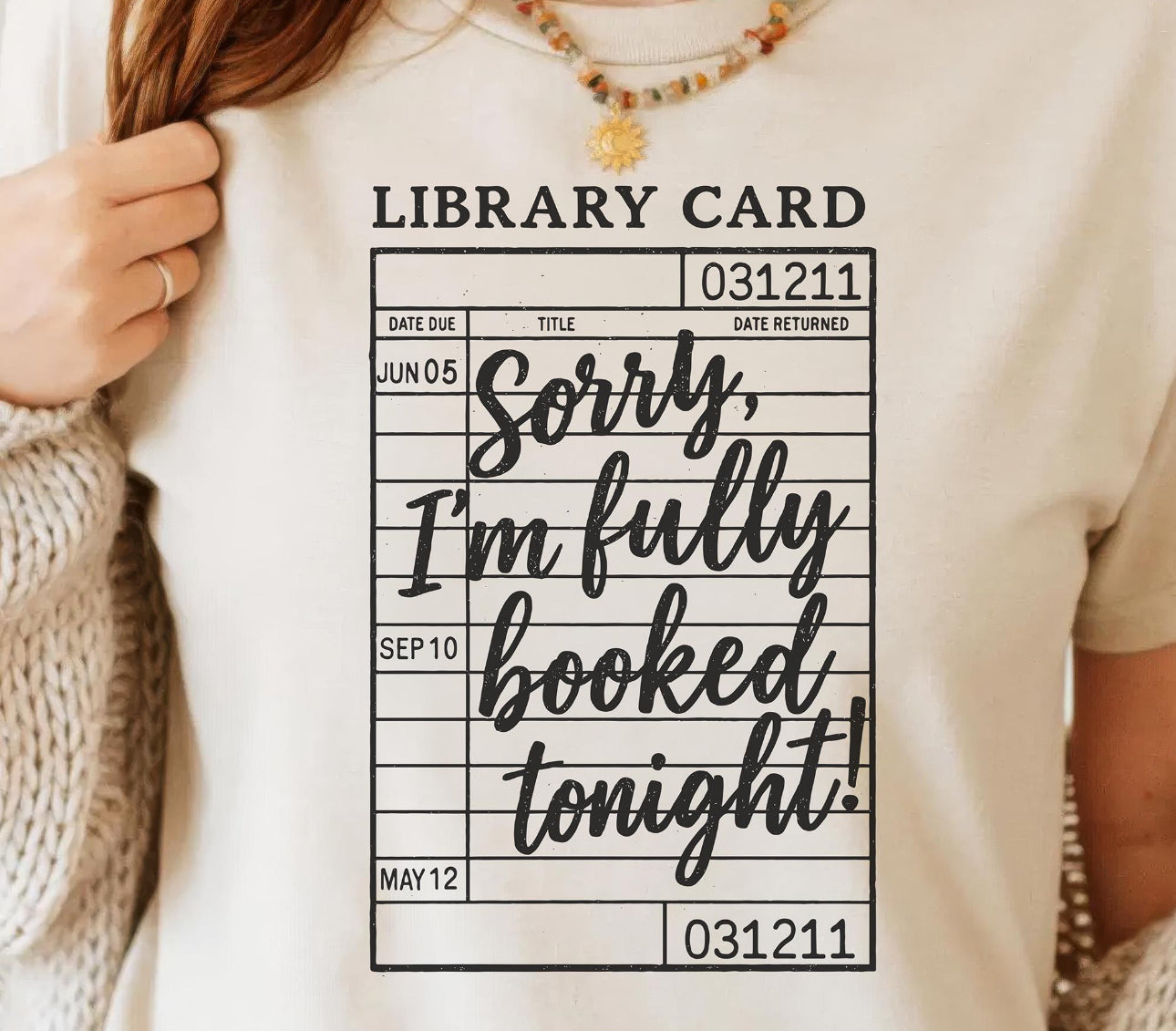 Library Card - Fully Booked Tonight