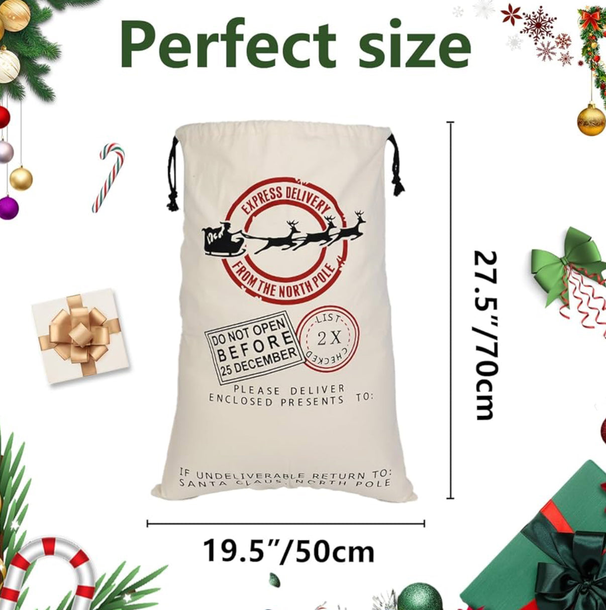 Personalized Santa Sacks