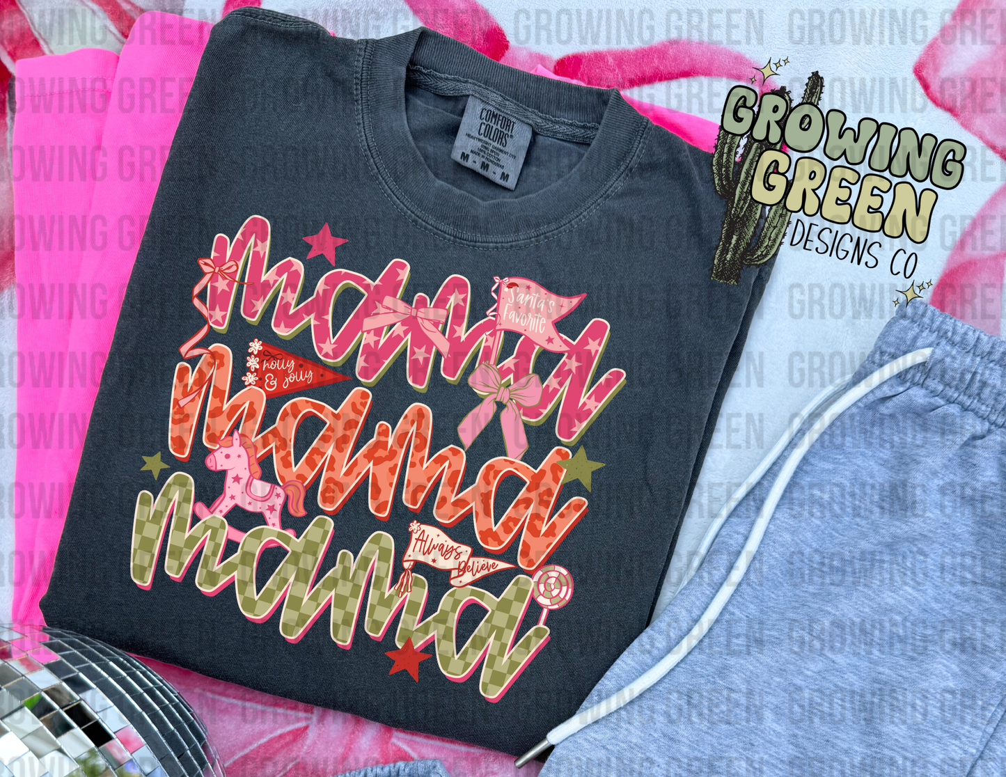 Mama Stacked Christmas