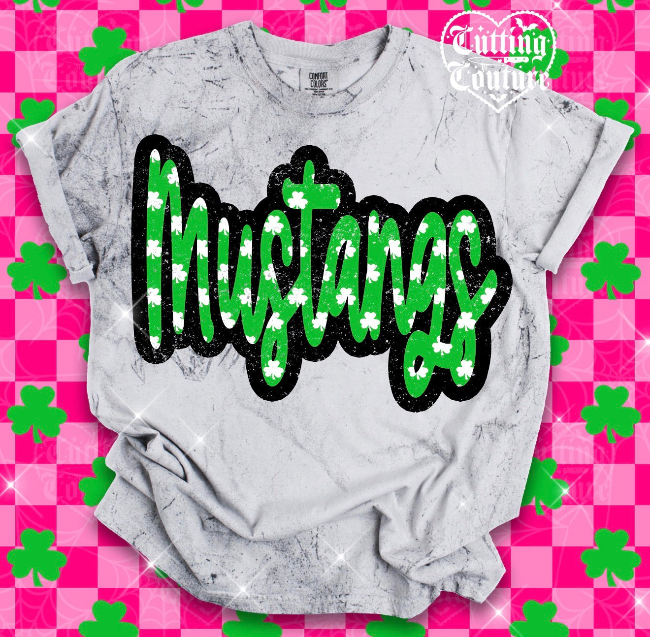 Distressed Clovers - ANY MASCOT