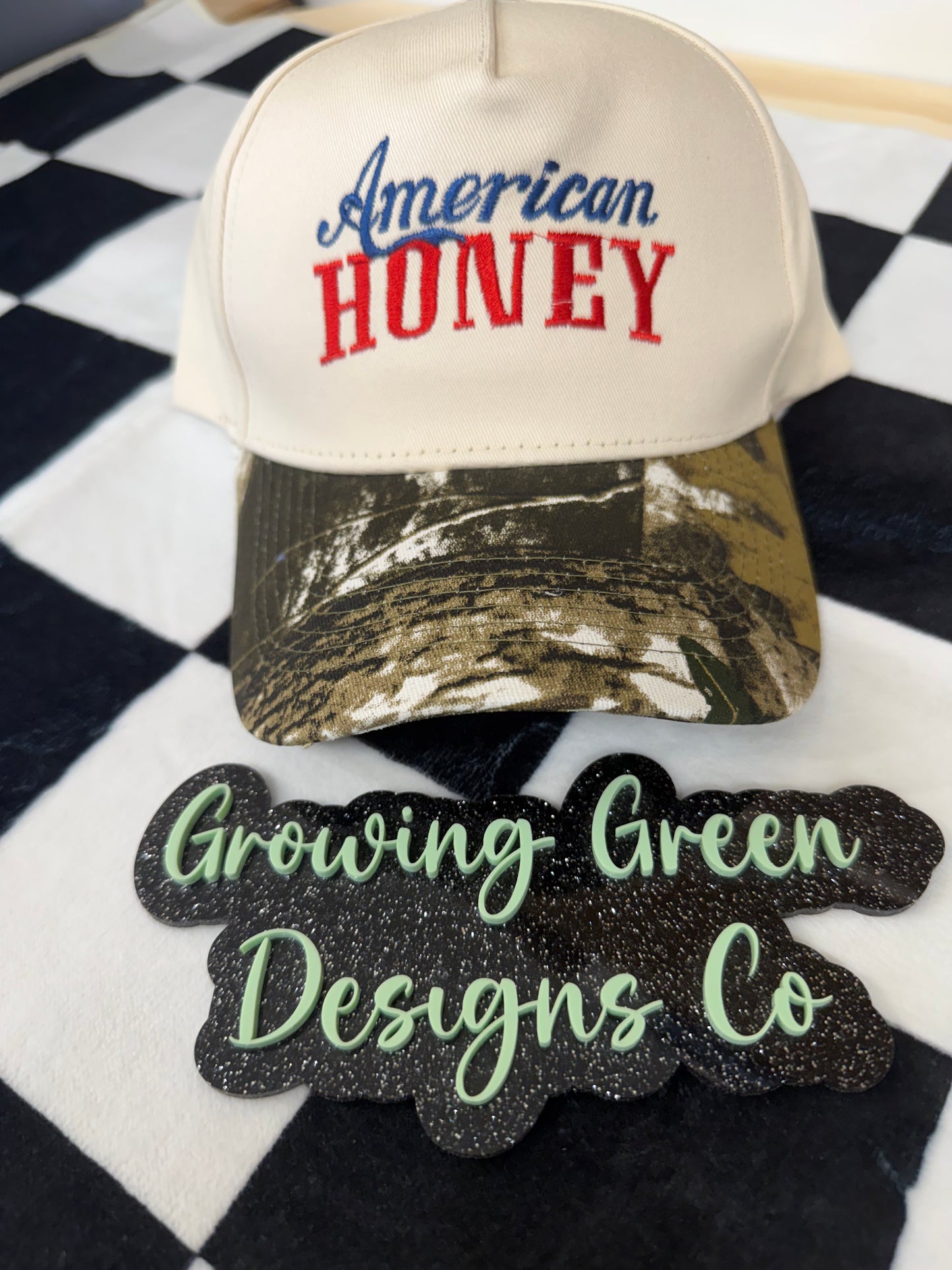 American Honey Embroidery Hat