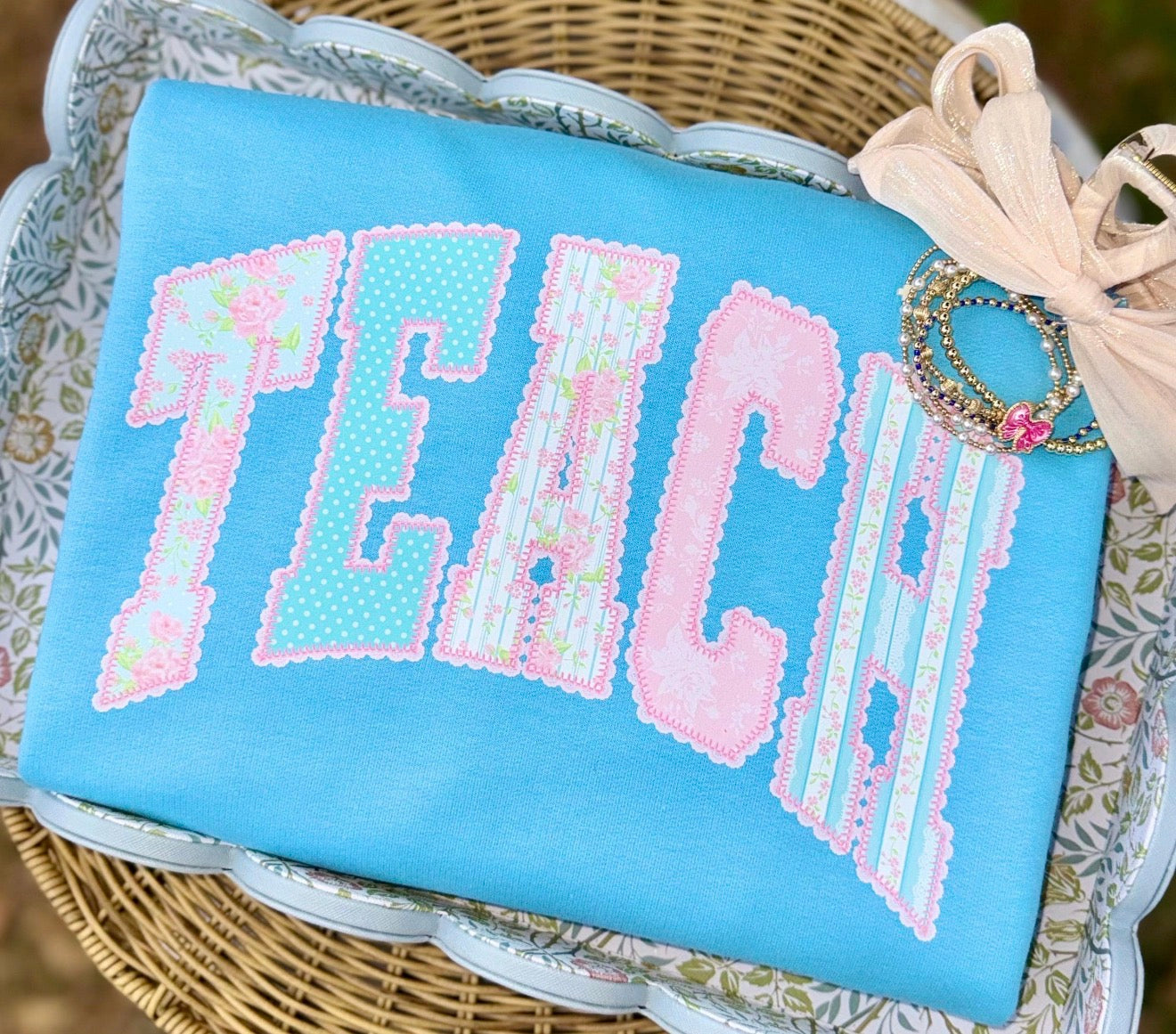 Teach Faux Lace Spring