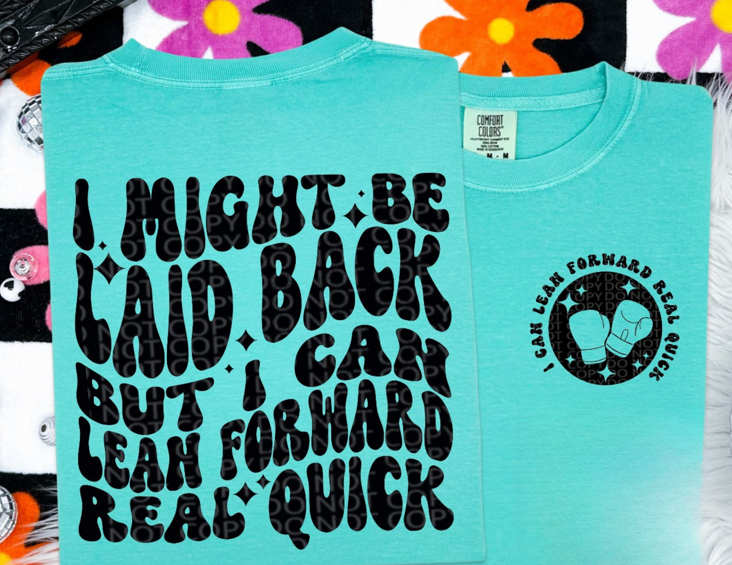 Lean forward real quick