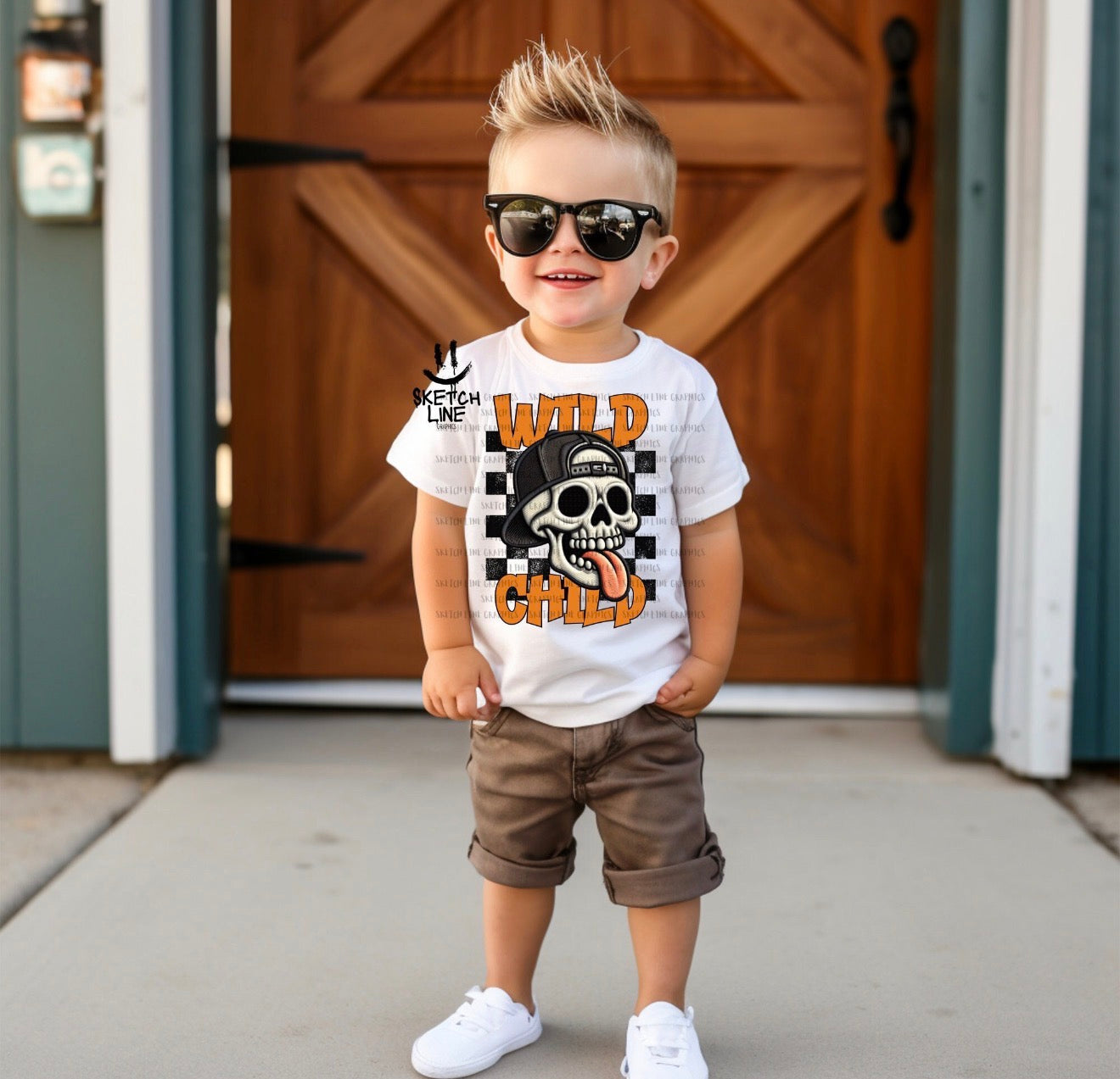 Wild Child Faux Embroidery