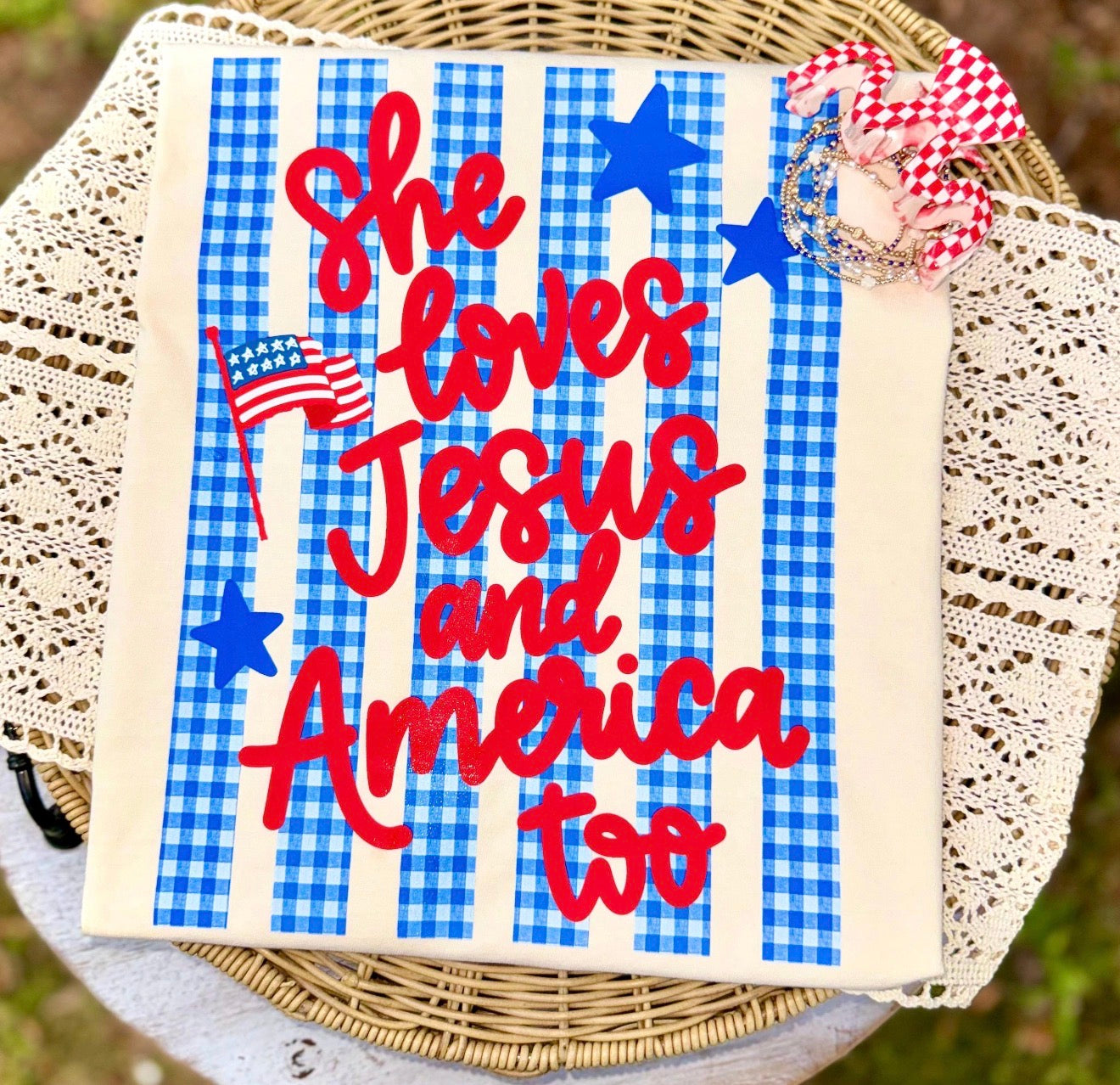She Loves Jesus and America Too