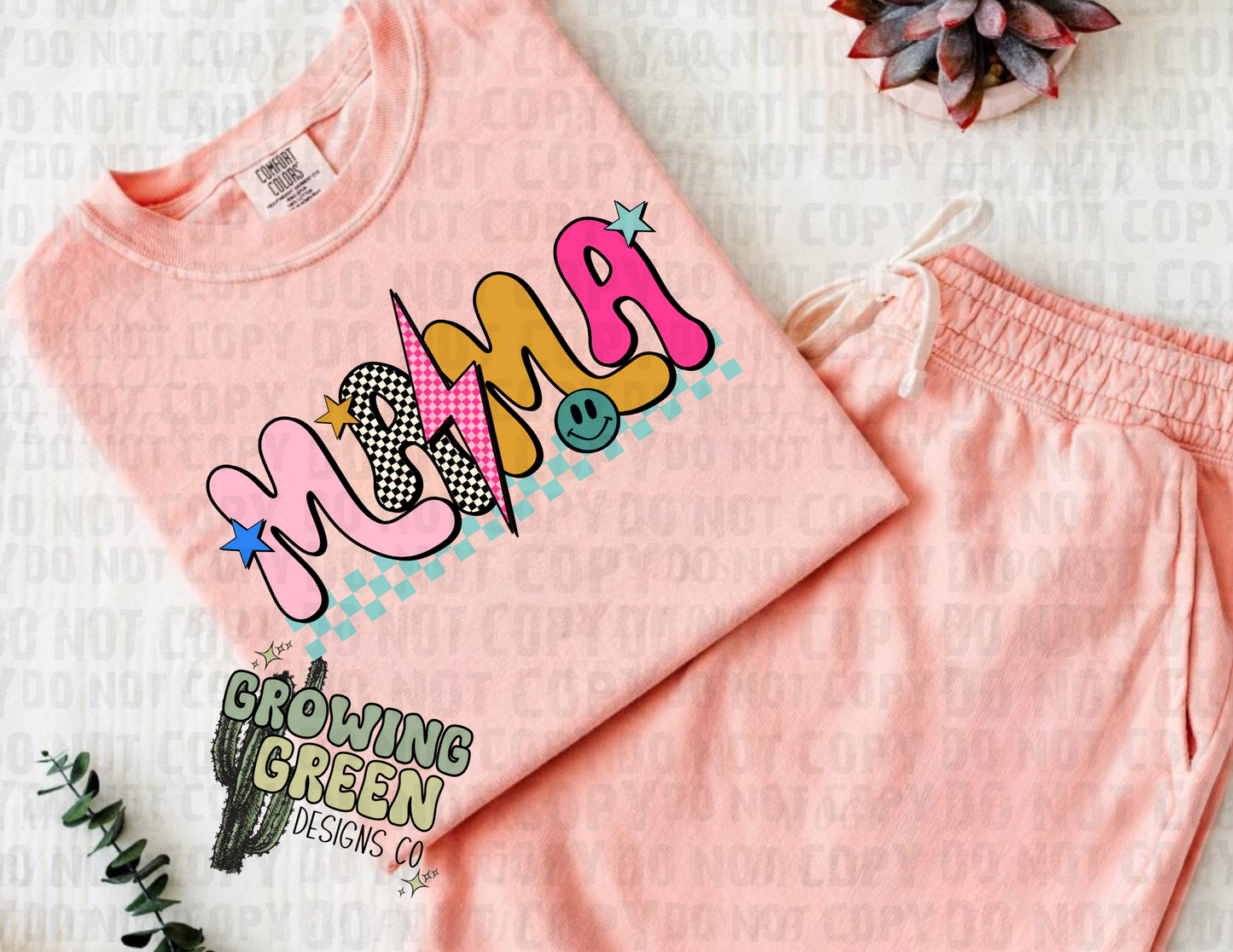 Retro Mama Short Set - CUSTOM