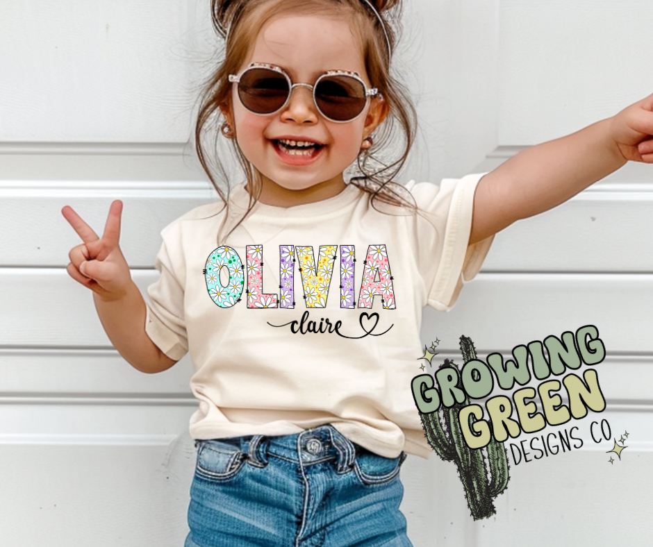 Personalized Daisy Alpha