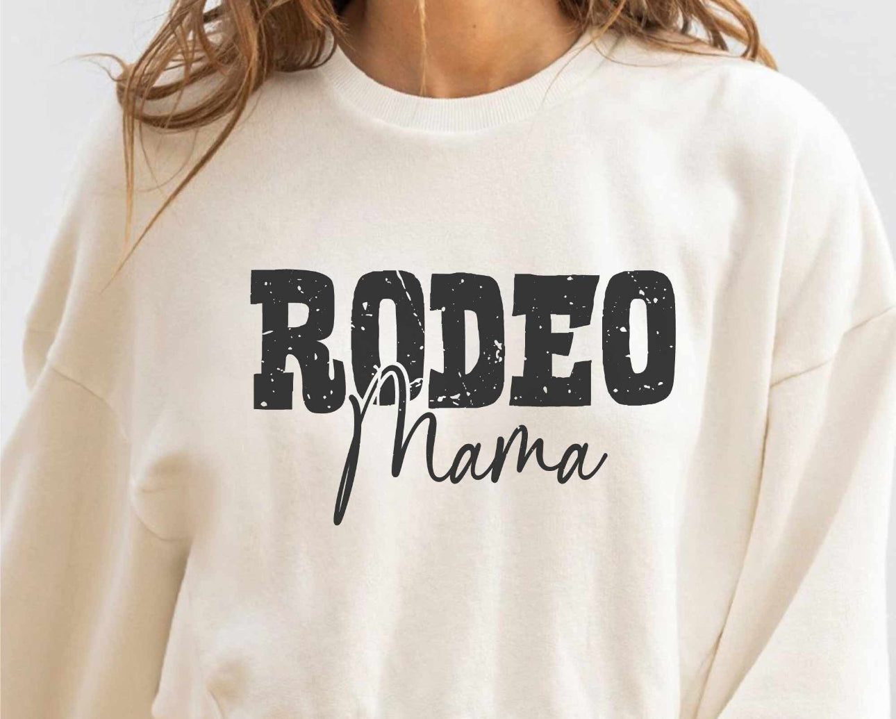 Rodeo mama distressed