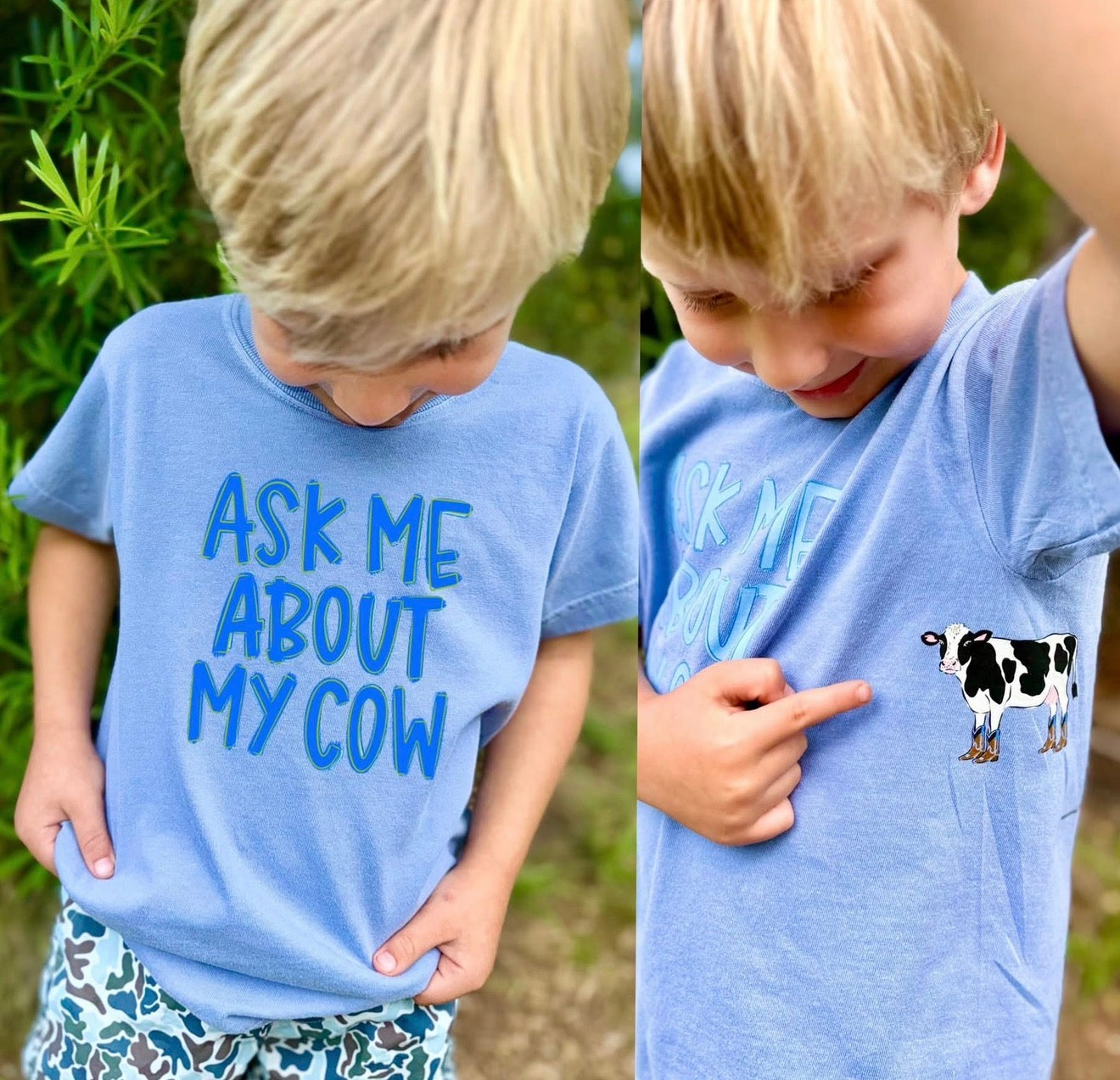 Ask me about my cow