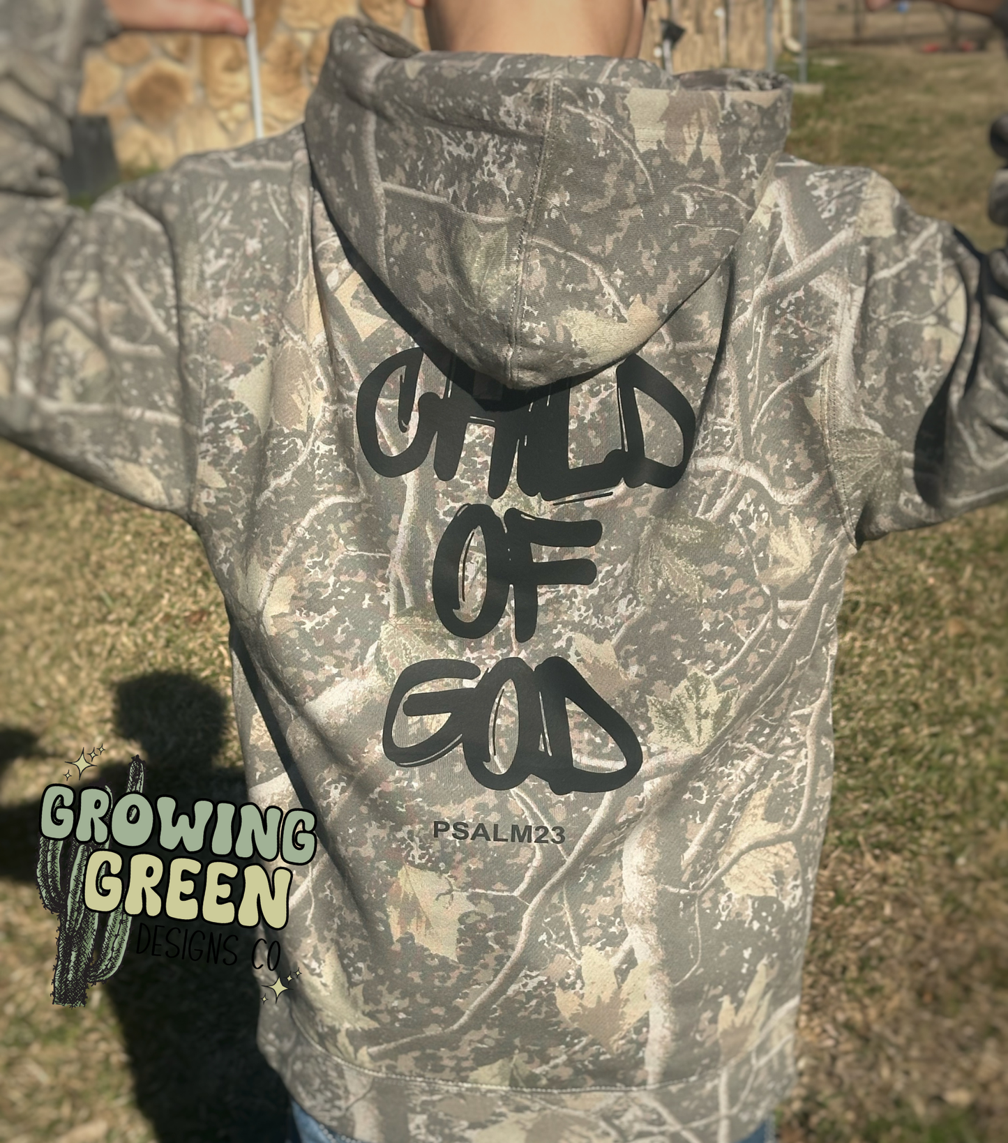 Youth Camo Child of God Hoodie