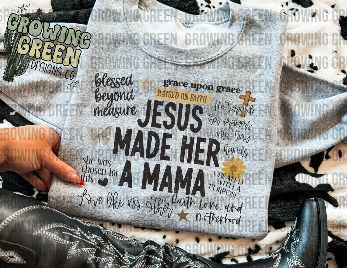 Jesus Made Her a Mama Collage