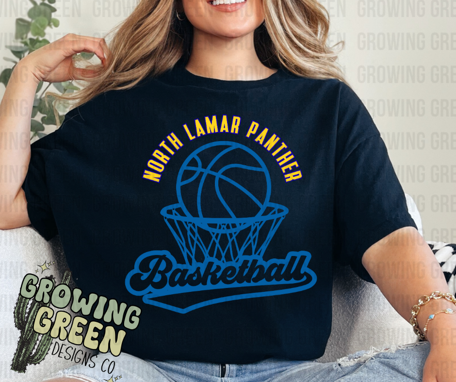 School Basketball Net Spirit - ANY SCHOOL/MASCOT