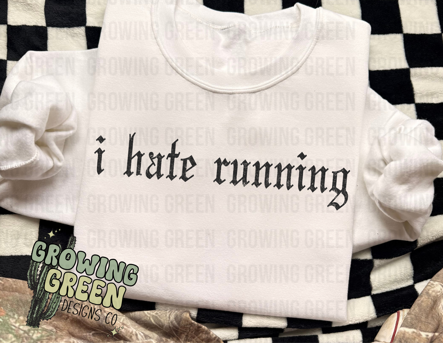 I hate running