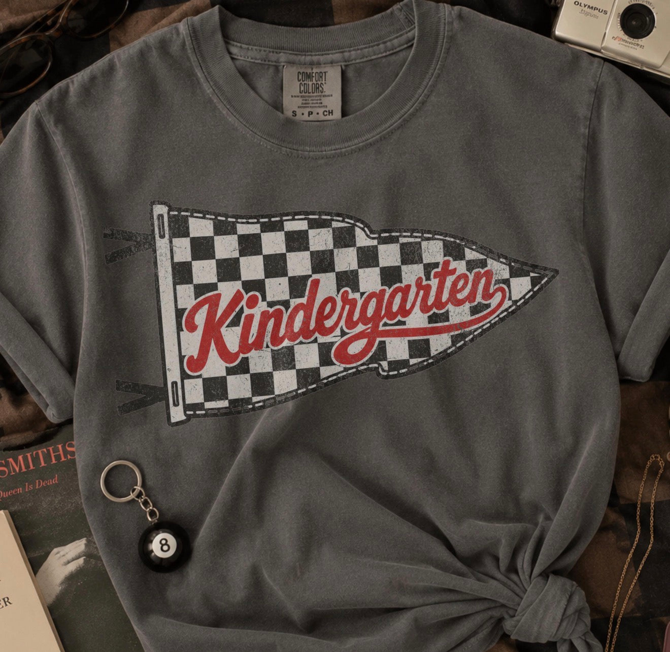 Checkered Retro Pennant PreK- 5th