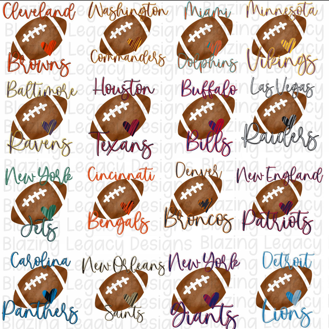 Football Heart - Teams