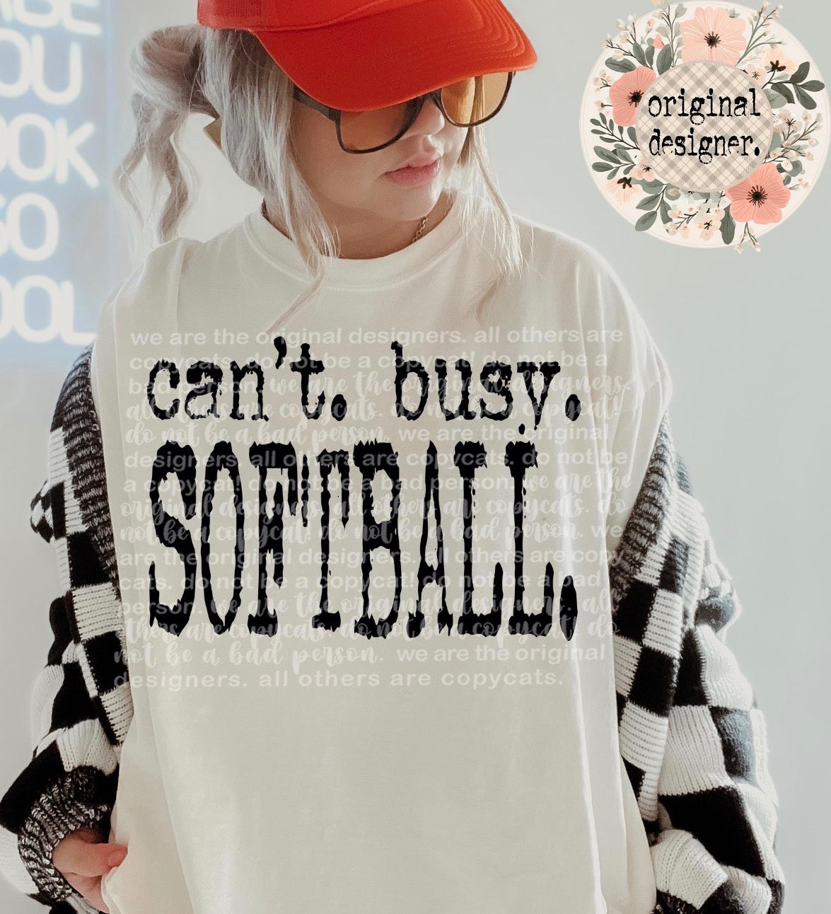 Can't. Busy. Softball.