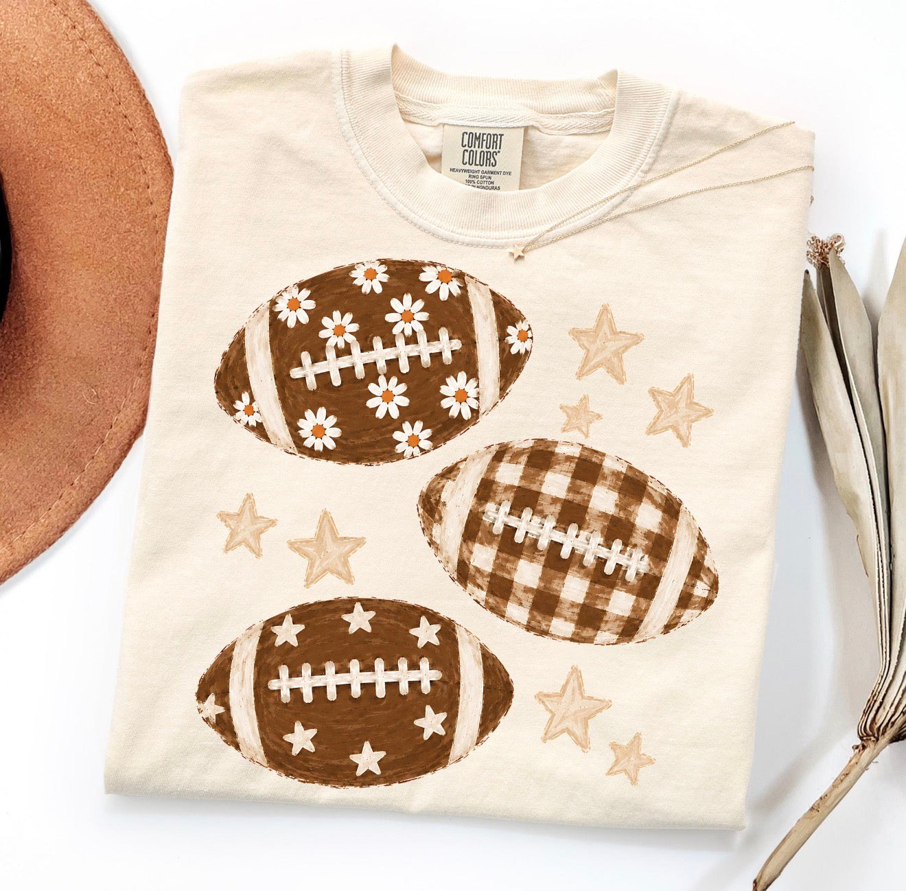 Preppy Footballs Neutrals