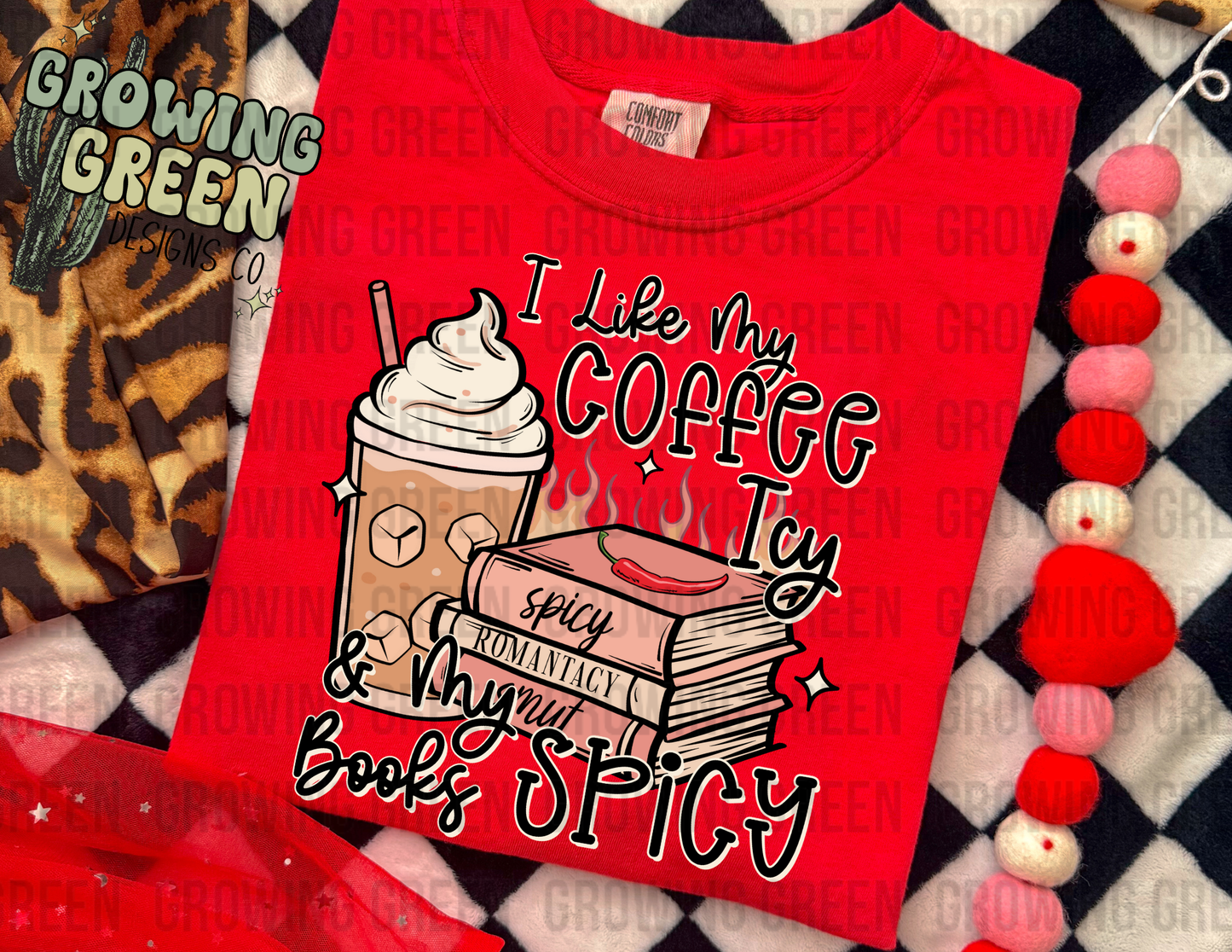 Like my coffee icy and books spicy