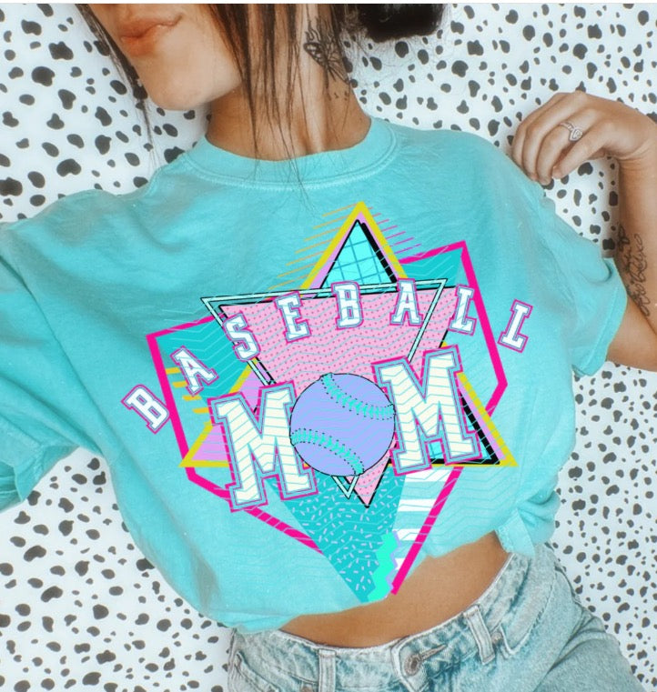Baseball Mom 90's Vibe