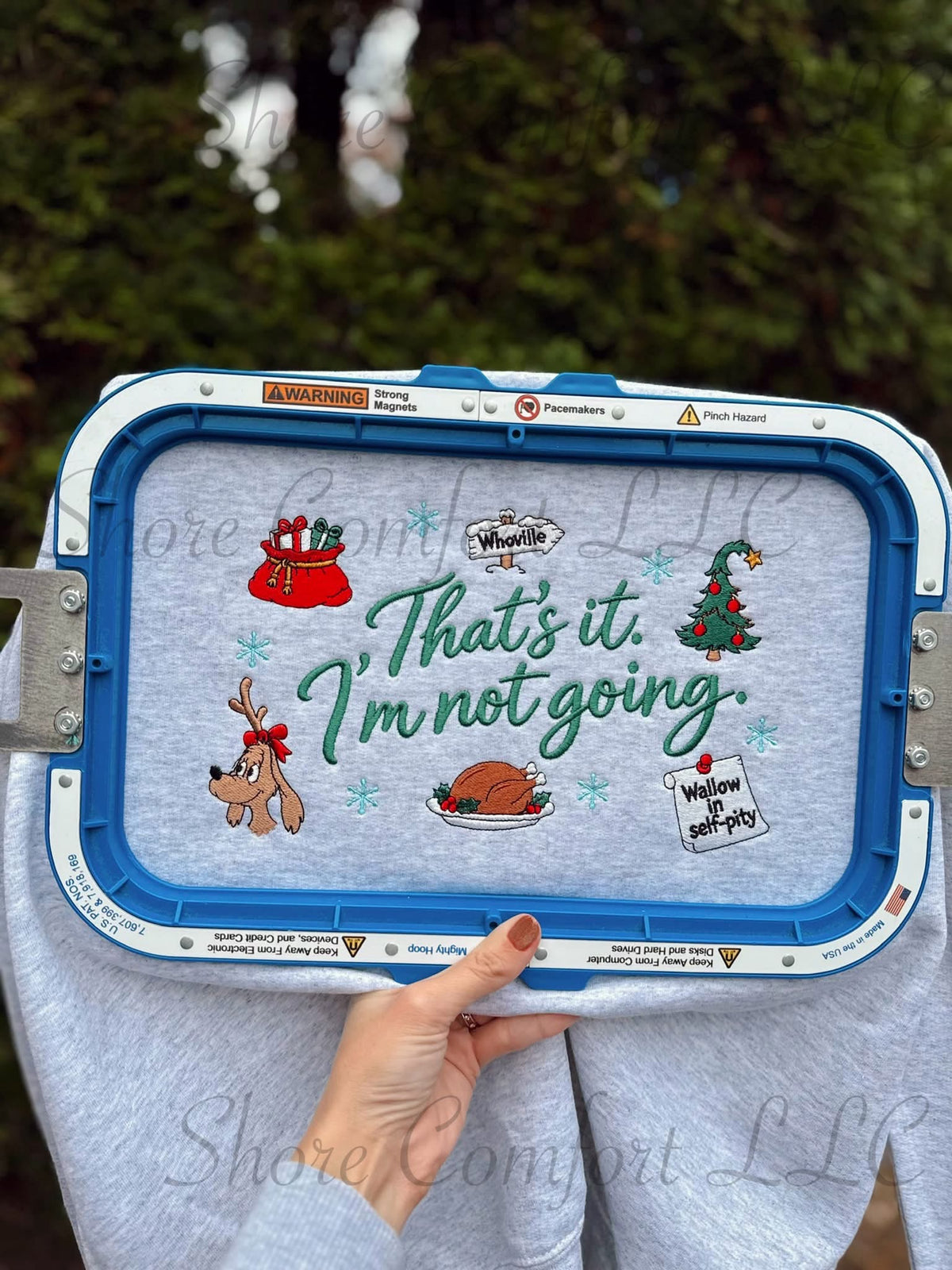 That’s it.. I’m not going Embroidered