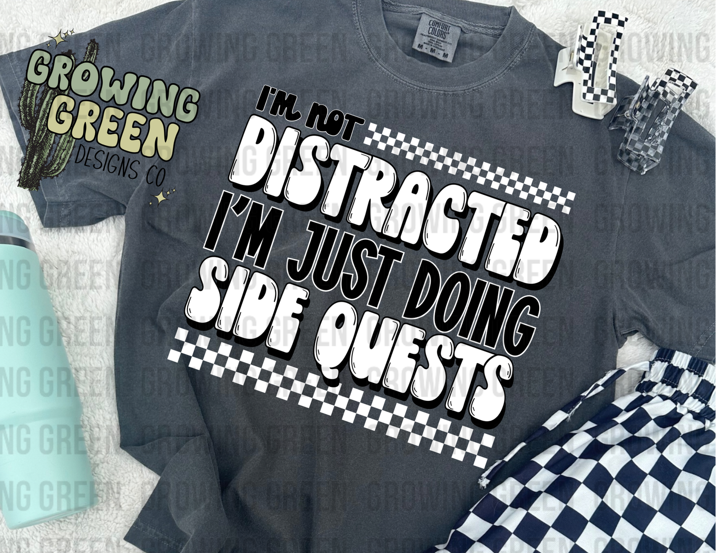 Not Distracted Doing Side Quests