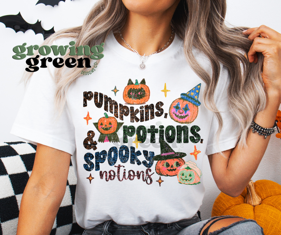 Pumpkins, Potions and Spooky Notions