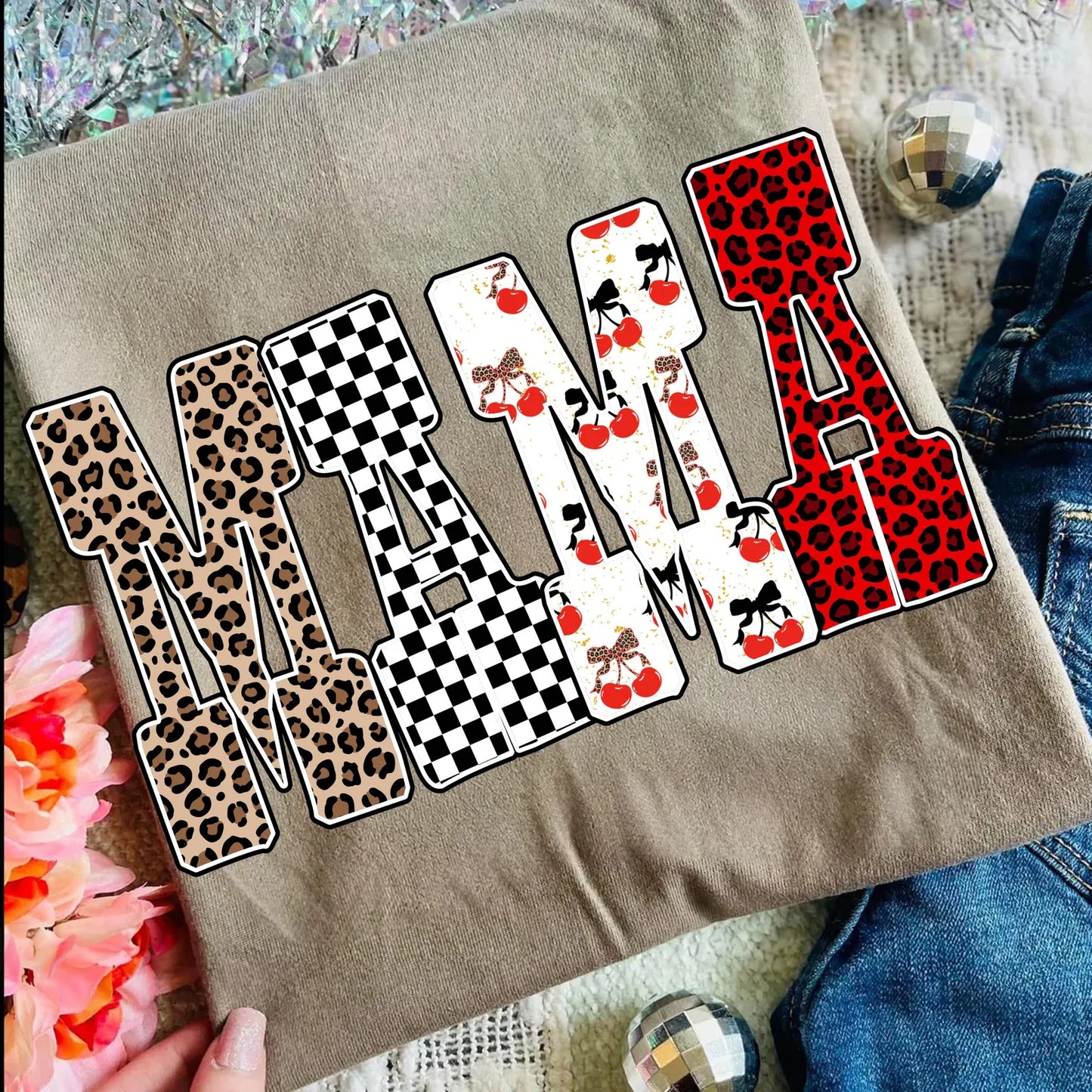 Cherry Leopard Trendy Mama