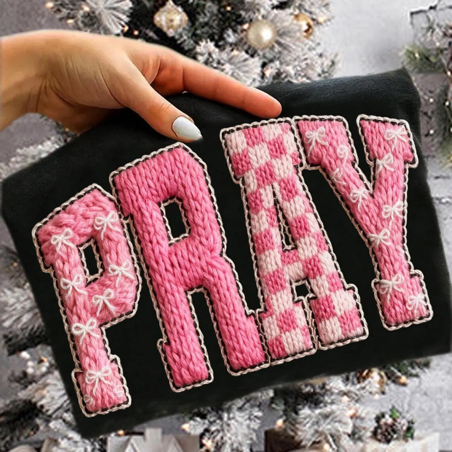 Pray Pink Faux Yarn