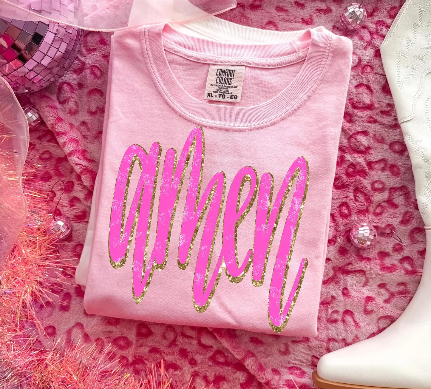 Amen Pink Handwritten