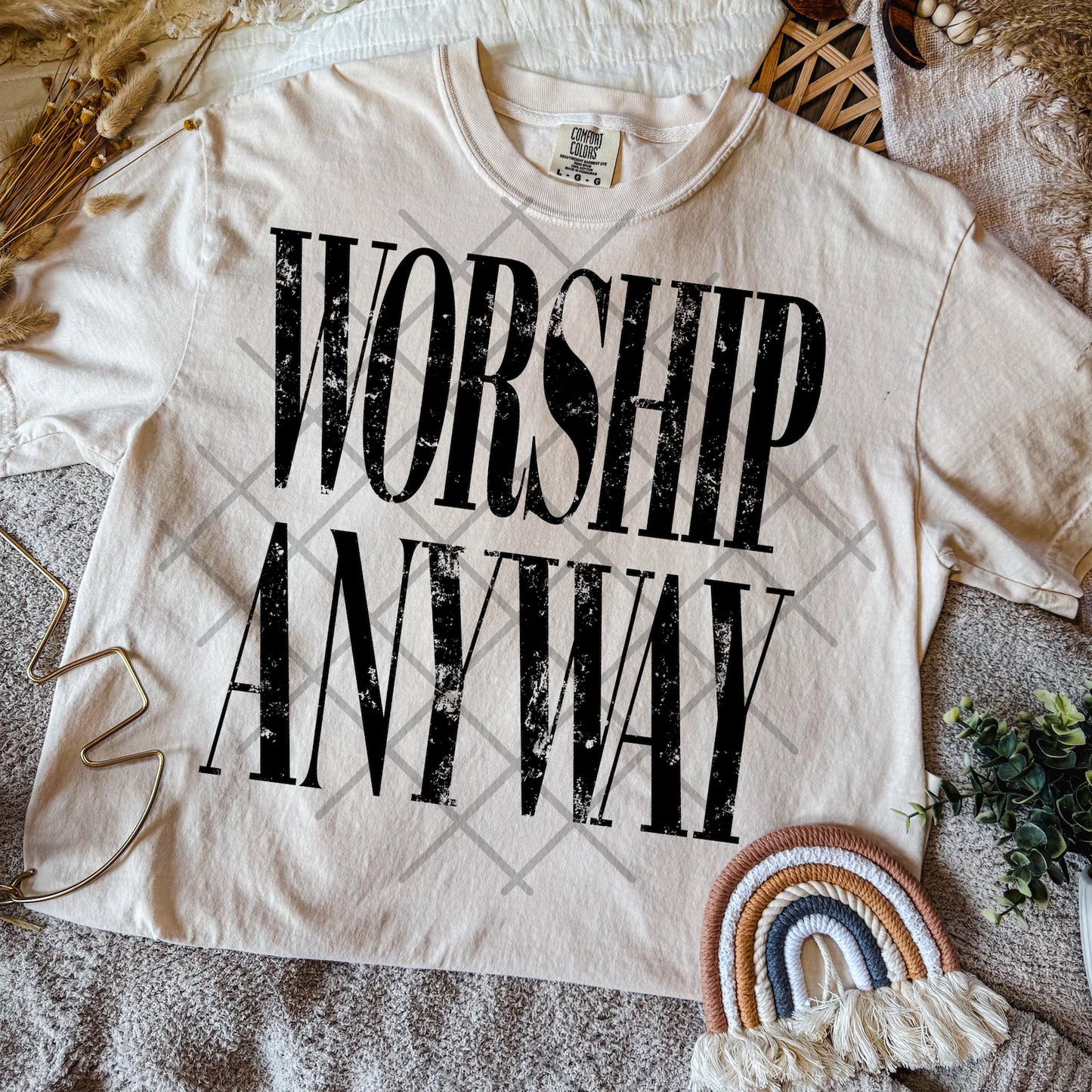 Worship Anyway Distressed