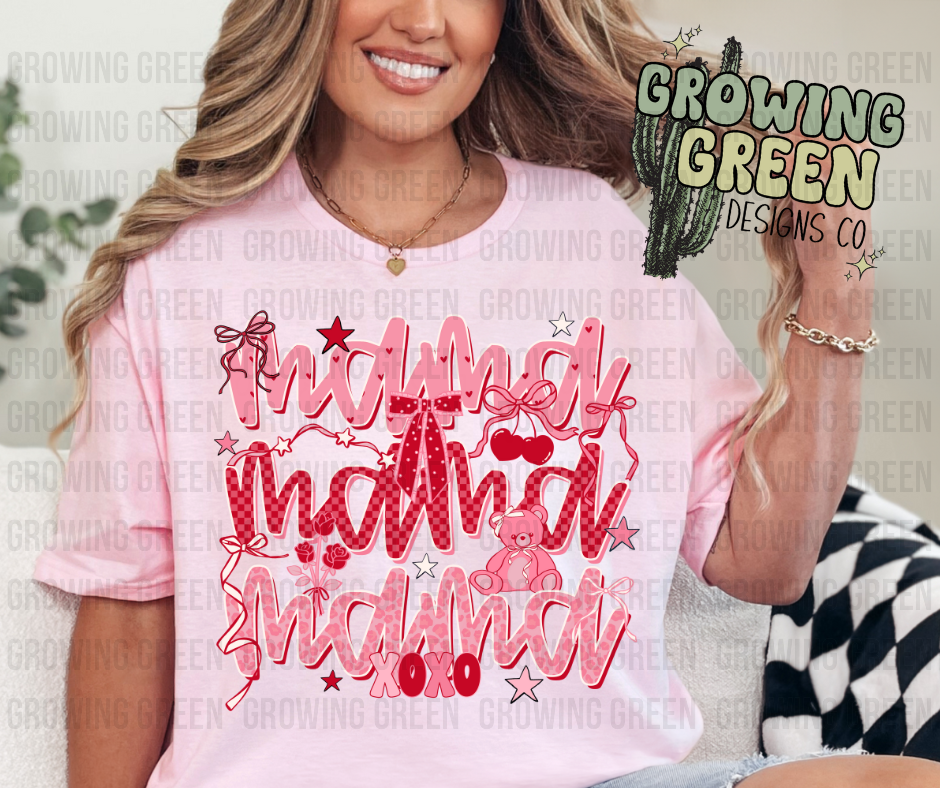 Mama Stacked Valentine